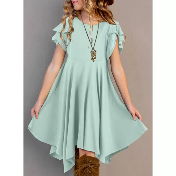 blibean Tween Girls Summer High Low Boho Dresses Size 4-15 Years