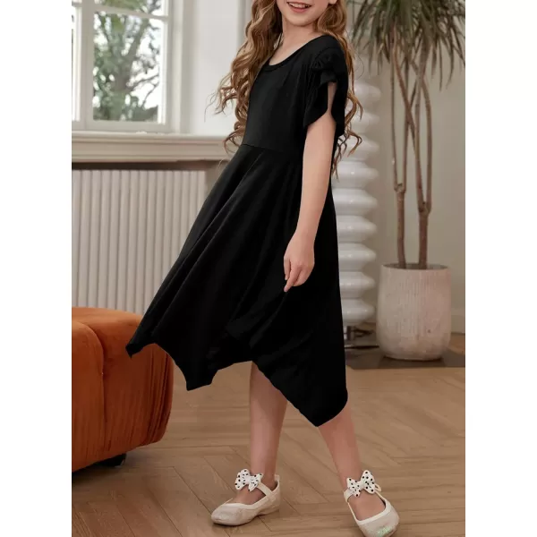 blibean Tween Girls Summer High Low Boho Dresses Size 4-15 Years
