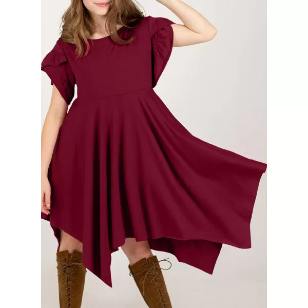 blibean Tween Girls Summer High Low Boho Dresses Size 4-15 Years