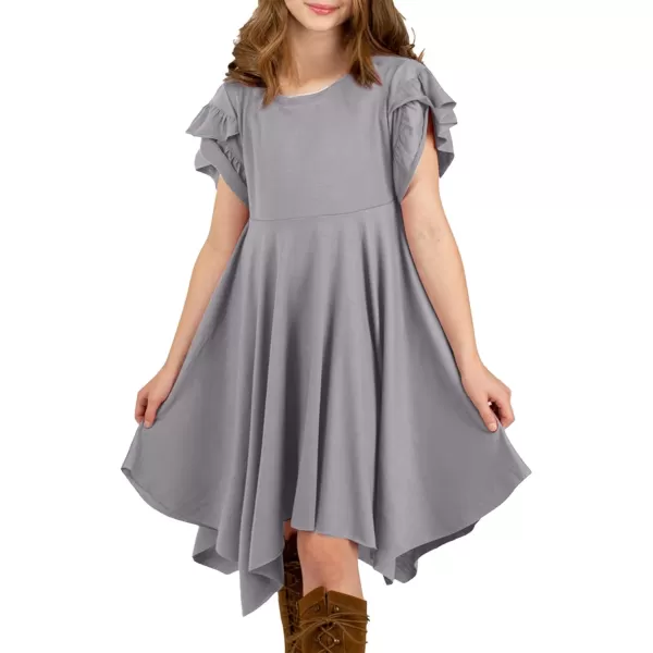 blibean Tween Girls Summer High Low Boho Dresses Size 4-15 Years