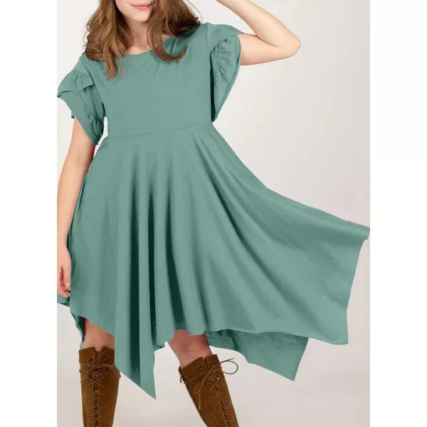 blibean Tween Girls Summer High Low Boho Dresses Size 4-15 Years