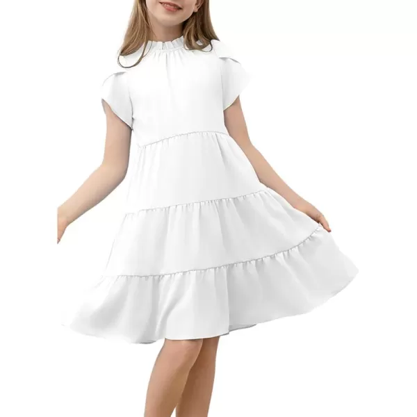blibean Tween Girls 2024 Summer Boho Dress Kids Tiered Dresses Size 6-15 Years