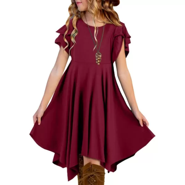 blibean Tween Girls Summer High Low Boho Dresses Size 4-15 Years