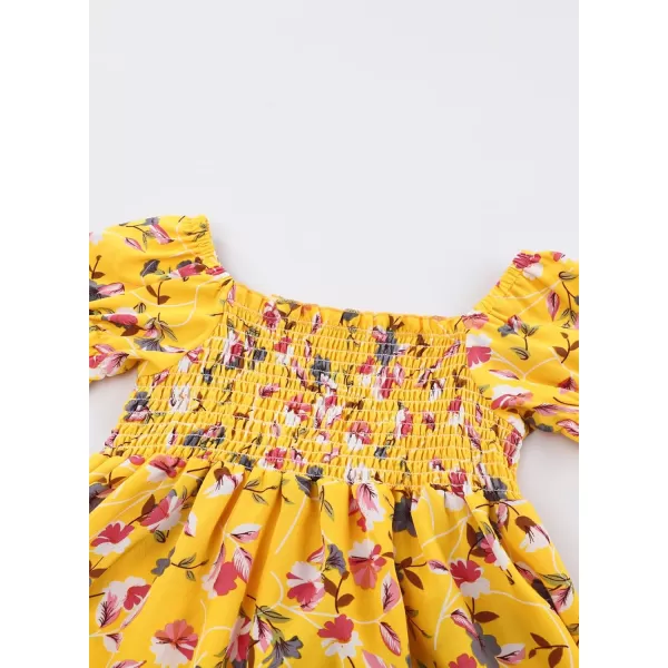 blibean Girls Summer Dress Tween Floral Boho Dresses Size 4-13 Years