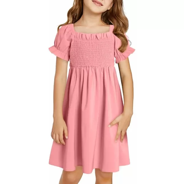 blibean Girls Summer Dress Tween Floral Boho Dresses Size 4-13 Years