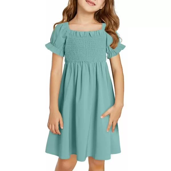 blibean Girls Summer Dress Tween Floral Boho Dresses Size 4-13 Years