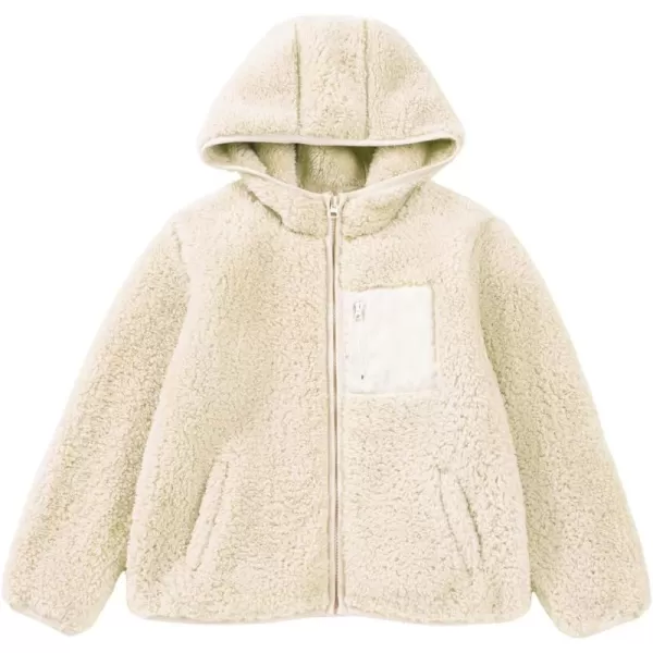 blibean Teen Girls Color Black Jacket Fleece Zip Hooded Coat Size 6-15 Years Old