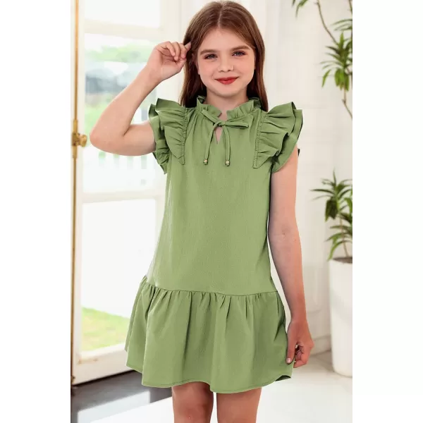 blibean Girls Elegant Summer Dresses Kids Outfits Size 6-15 Year