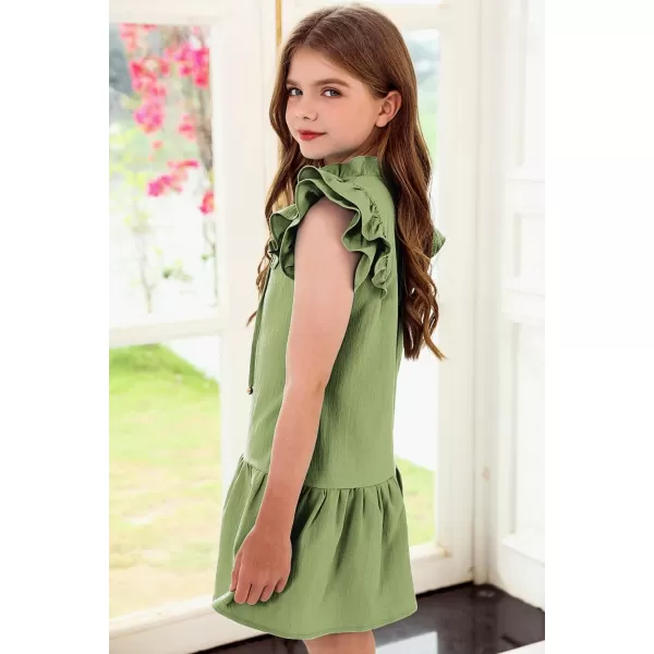 blibean Girls Elegant Summer Dresses Kids Outfits Size 6-15 Year