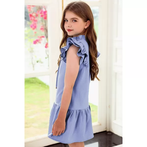 blibean Girls Elegant Summer Dresses Kids Outfits Size 6-15 Year