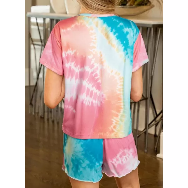 blibean Girls Summer Outfit 2024 Pockets Two Piece Shorts Set Size 4-13 Years