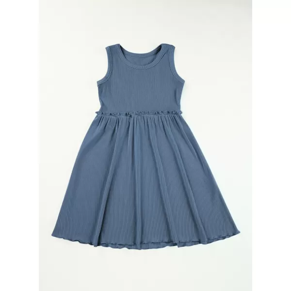 blibean Girls Summer Sleeveless Dress Comfy Outfits Size 4-13 Years Old