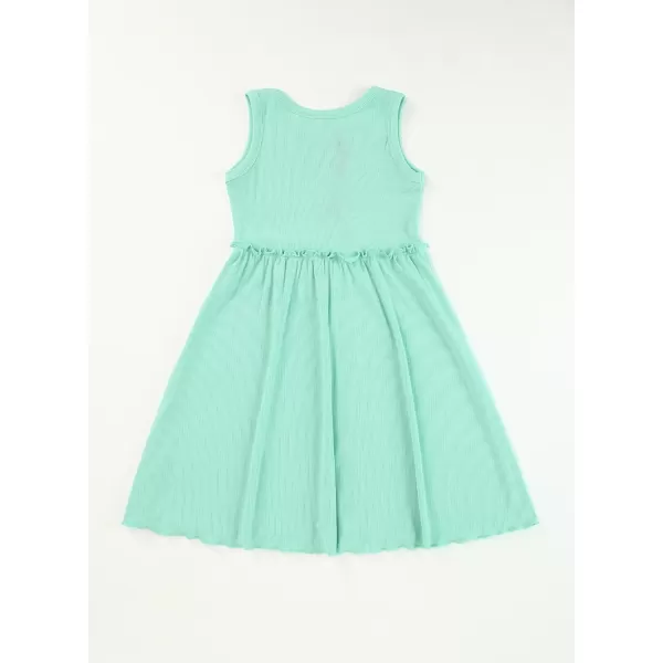 blibean Girls Summer Sleeveless Dress Comfy Outfits Size 4-13 Years Old