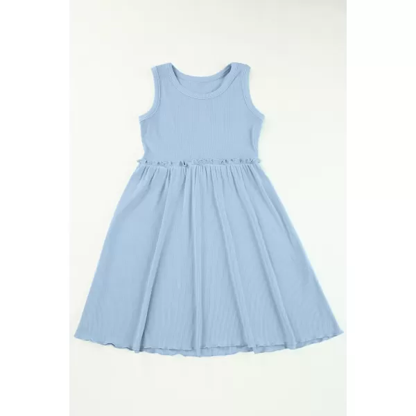 blibean Girls Summer Sleeveless Dress Comfy Outfits Size 4-13 Years Old