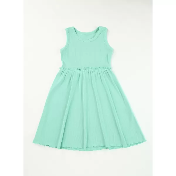 blibean Girls Summer Sleeveless Dress Comfy Outfits Size 4-13 Years Old
