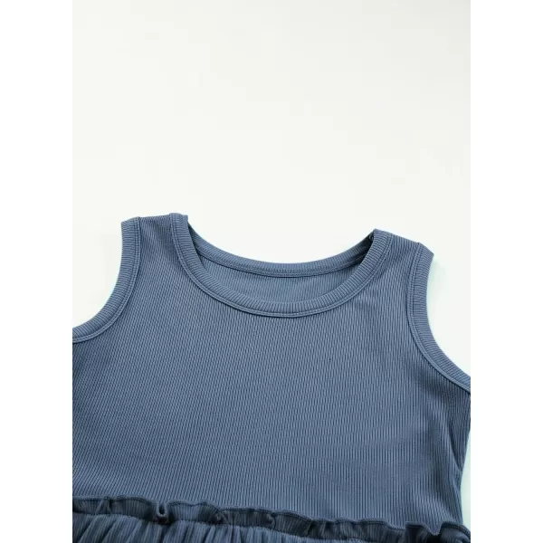 blibean Girls Summer Sleeveless Dress Comfy Outfits Size 4-13 Years Old