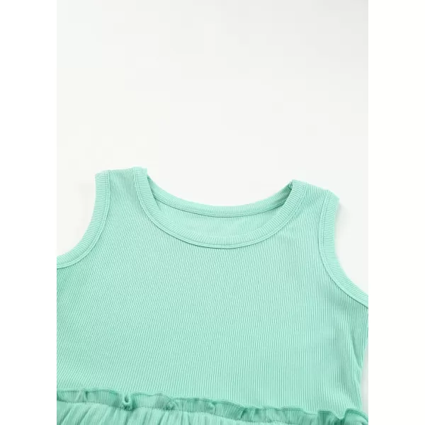 blibean Girls Summer Sleeveless Dress Comfy Outfits Size 4-13 Years Old