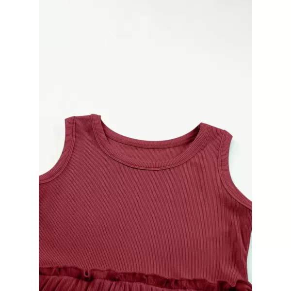 blibean Girls Summer Sleeveless Dress Comfy Outfits Size 4-13 Years Old