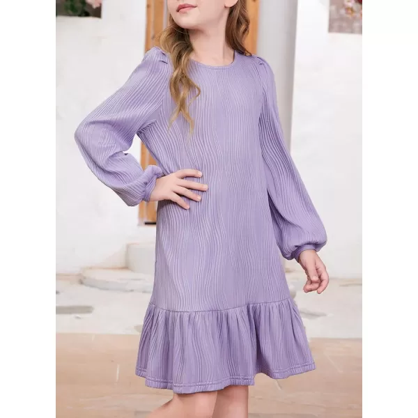 blibean Teen Girls 2024 Fall Dresses Kids Long Sleeve Boho Dress Size 6-15 Years