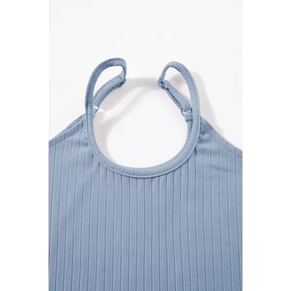 blibean Teen Girls Adjustable Strap Top 2 Piece Ribbed Shorts Sets 4-13 Years