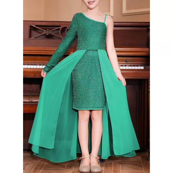 blibean Teen Girls Formal Sparkly Dresses Kids Party Dresses Size 6-15 Yeasrs