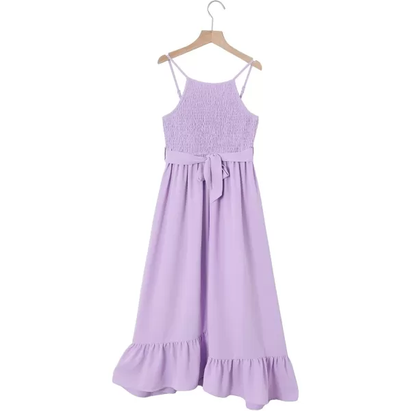 blibean Tween Girl 2024 Adjustable Strap Sundress High Low Hem Sundress 6-15 Years
