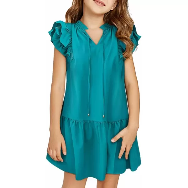 blibean Girls Elegant Summer Dresses Kids Outfits Size 6-15 Year