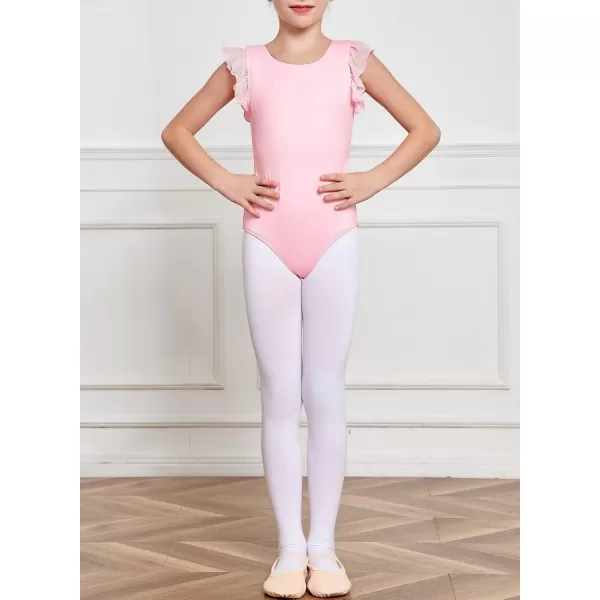 blibean Tween Girls Ballet Dance Leotards Gymnastics Outfits with Skirt 4-15 Years