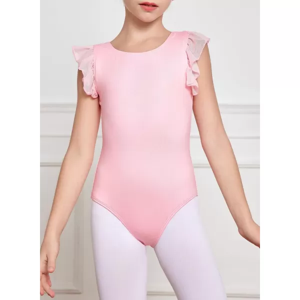 blibean Tween Girls Ballet Dance Leotards Gymnastics Outfits with Skirt 4-15 Years