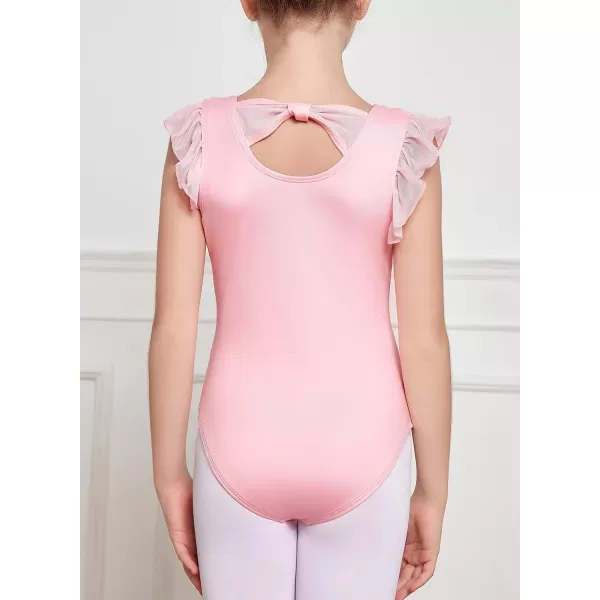 blibean Tween Girls Ballet Dance Leotards Gymnastics Outfits with Skirt 4-15 Years