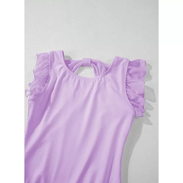 blibean Tween Girls Ballet Dance Leotards Gymnastics Outfits with Skirt 4-15 Years