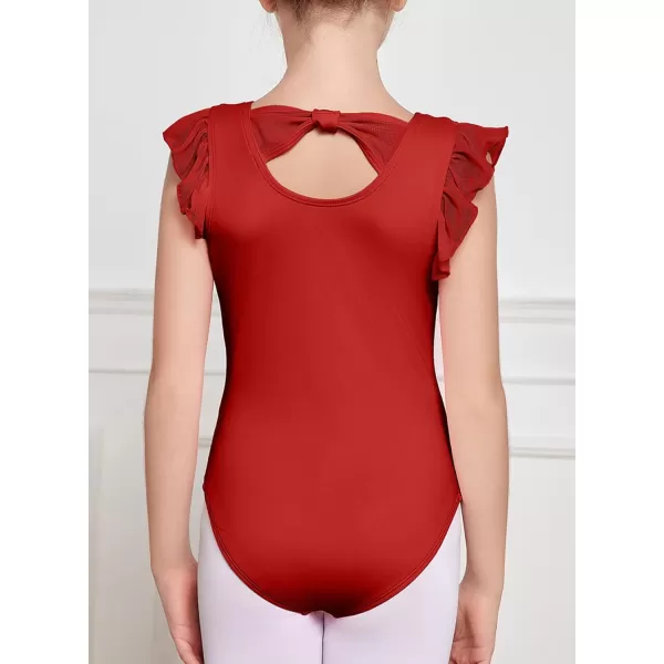 blibean Tween Girls Ballet Dance Leotards Gymnastics Outfits with Skirt 4-15 Years