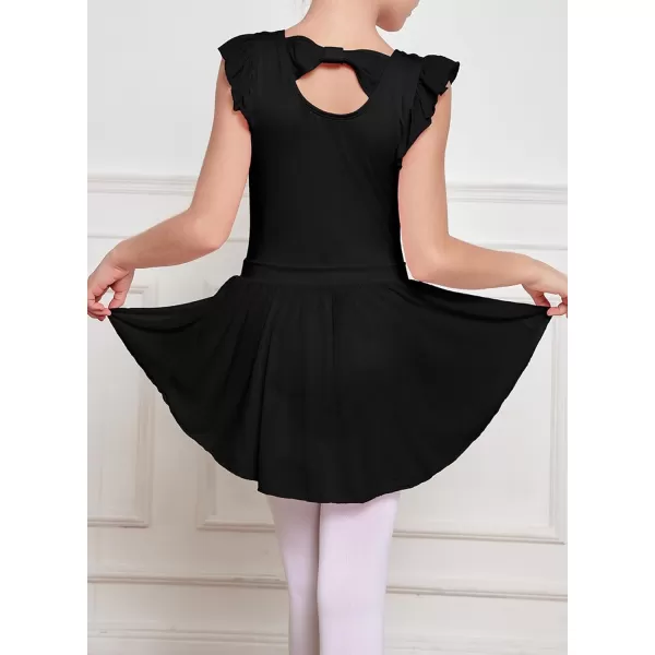 blibean Tween Girls Ballet Dance Leotards Gymnastics Outfits with Skirt 4-15 Years