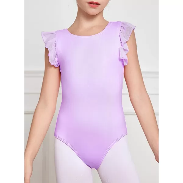 blibean Tween Girls Ballet Dance Leotards Gymnastics Outfits with Skirt 4-15 Years