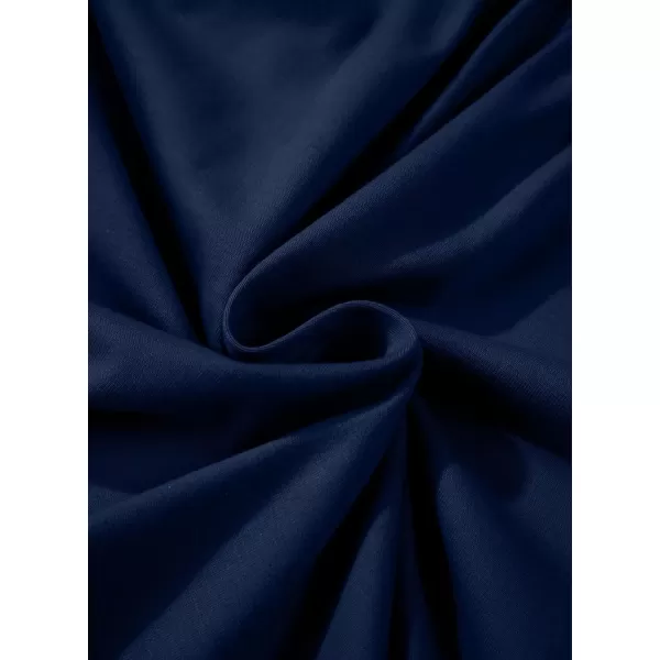 imageblibean Teen Girls Summer Dresses Smocked Sleeveless Sundresses with Pockets Size 615 YearsA Navy Blue
