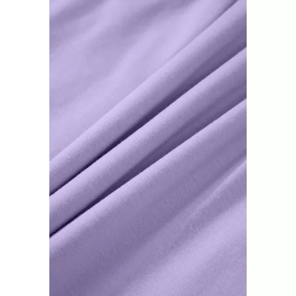 imageblibean Teen Girls Summer Dresses Smocked Sleeveless Sundresses with Pockets Size 615 YearsA Purple