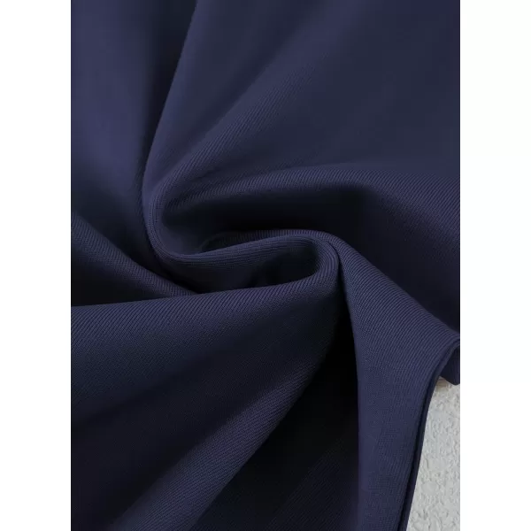 imageblibean Girls 2024 Uniform Pants Teen School Flare Bell Bottoms Size 615 YearsA Navy Blue