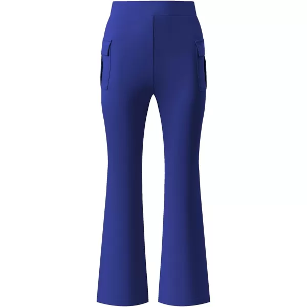 imageblibean Girls 2024 Uniform Pants Teen School Flare Bell Bottoms Size 615 YearsA Royal Blue