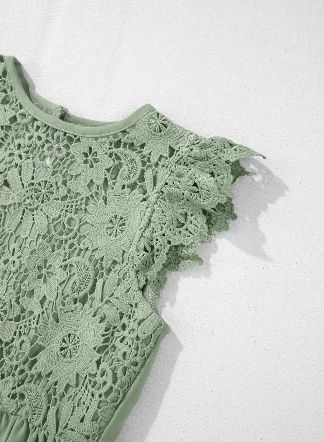 imageblibean Teen Girls Flower Dresses Semi Formal Sleeveless Wedding Dress Size 615 YearsA Green