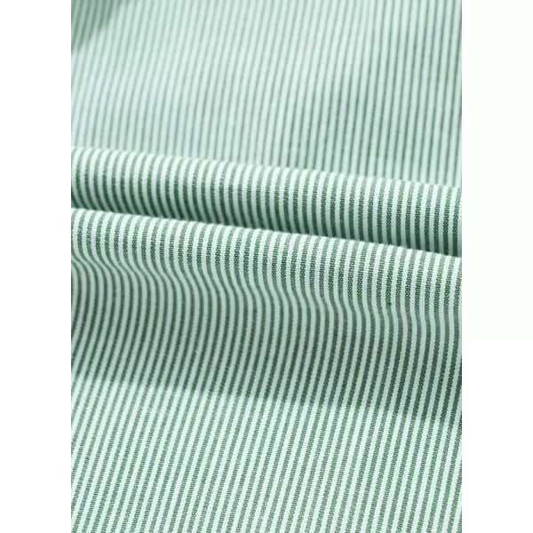 imageblibean Girls Summer Cotton Dresses Tween Ruffle Double Layer Sleeve Sundress Size 615 YearsA Green