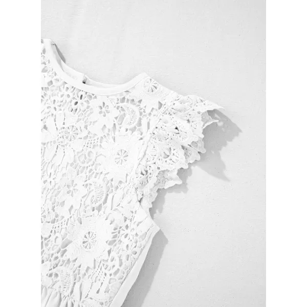 imageblibean Teen Girls Flower Dresses Semi Formal Sleeveless Wedding Dress Size 615 YearsA White