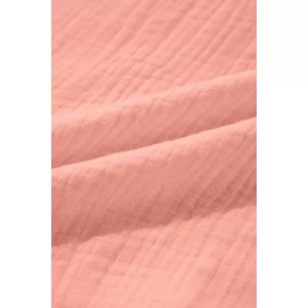 imageblibean Tween Girls 2025 Summer Cotton Dresses Kids Tie Back Sundress Size 615 YearsA Pink