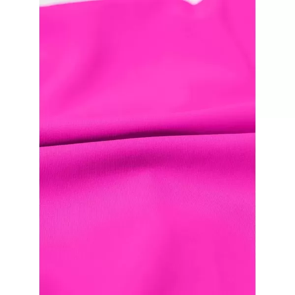 imageblibean Kid Girls Swimsuit One Piece Ruffle Sleeve Bathing Suits 615 YearA Hot Pink