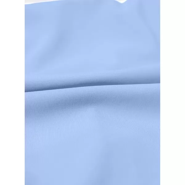 imageblibean Kid Girls Swimsuit One Piece Ruffle Sleeve Bathing Suits 615 YearA Light Blue