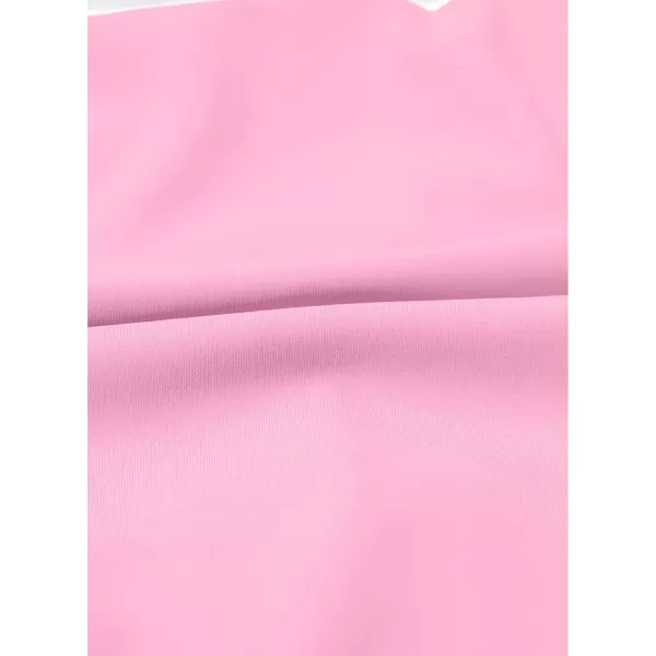 imageblibean Kid Girls Swimsuit One Piece Ruffle Sleeve Bathing Suits 615 YearA Pink