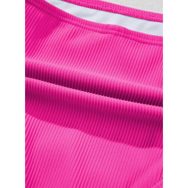 imageblibean Tween Girls Swimsuit Two Piece Bikini Sets with Chest Pad Size 615 YearsRose