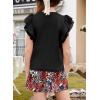 imageblibean Girls 2025 Summer Clothes Set Teen Hawaiian Shorts Outfit Size 615 YearsA Black