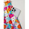 imageblibean Girls 2025 Summer Clothes Set Teen Hawaiian Shorts Outfit Size 615 YearsA Orange