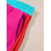 imageblibean Girls 2025 Summer Clothes Sets Kids Colorblock Matching Outfits Size 615 YearsA Hot Pink