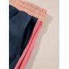 imageblibean Girls 2025 Summer Clothes Sets Kids Colorblock Matching Outfits Size 615 YearsA Navy Blue